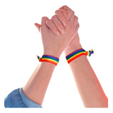 Pulseras Prime Lgtbi-lgtbiq+ Tela Estirable X2 Unidades