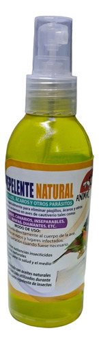 Repelente Natural Para Aves Elimina Piojos Acaros 180cc