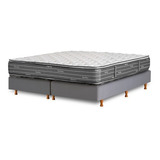 Lacardeuse Sommier King 170x200  Bonelltop - Gris