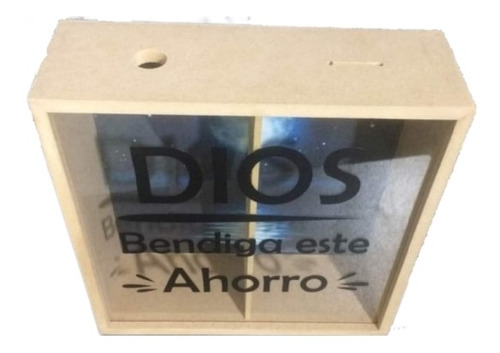 Alcancía Mdf Personalizadas A Tu Gusto Con División 