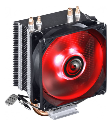 Cooler Processador Pcyes Zero K Z2 92mm C/ Led Vermelho Tdp 100w P/ Processador Cpu Intel Lga 775 1200 1150 1151 1155 1156 E Amd Ryzen Am4 Am3 Am3+ Am2 Am2+ Fm2 Fm2+ Fm1