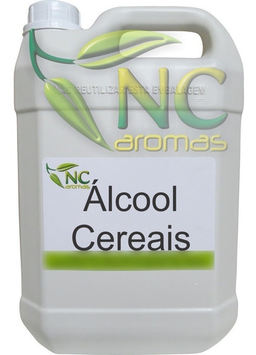 Álcool De Cereais 5lt + Laudo Puro Alcool Cereais 5 Litros