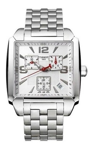 Reloj Tissot Hombre Suizo Acero Cuadrado T005.517.11.277.00