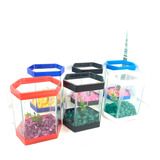 Kit 3-beteiras Ipaneminha Pequena Aquario Decorado P/ Bettas