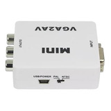 Conversor Adaptador Video Vga A Rca Av Full Hd Video Tv Tubo