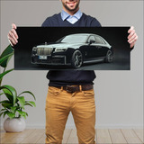 Cuadro 30x80cm Auto 2022 Rolls Royce Ghost Black 101