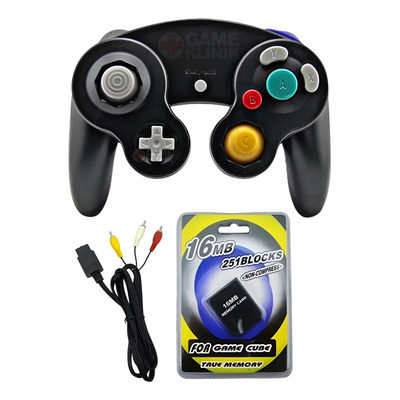 Control Compatible Con Gamecube + Memory Card + Cable Av | Envío gratis