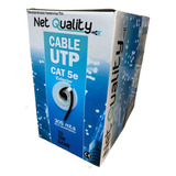 Cable Red Utp Bobina 305 Mts Negro 4 Pares Cat5