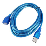 Cable Extensor Usb 2.0 5 Metros Azul Techcenter