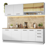 Cocina Integral 240cm Agata Madesa Blanco/rustic