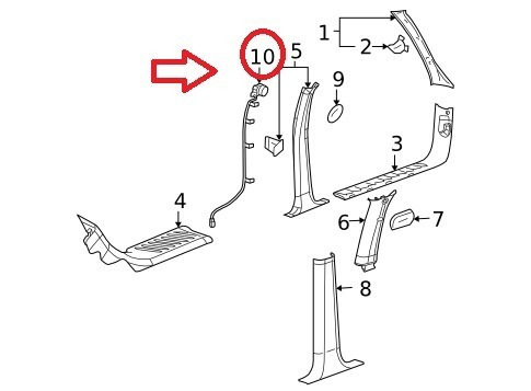 Sensor Temperatura Interna Izq Cabina Trailblazer Gm15040301 Foto 7