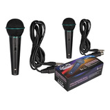 Pack 2 Microfóno Mano Karaoke C/cable Oferta Premium