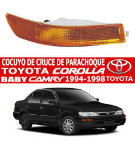 Cocuyo Derecho Parachoque Toyota Corollla Baby Camry  Foto 3