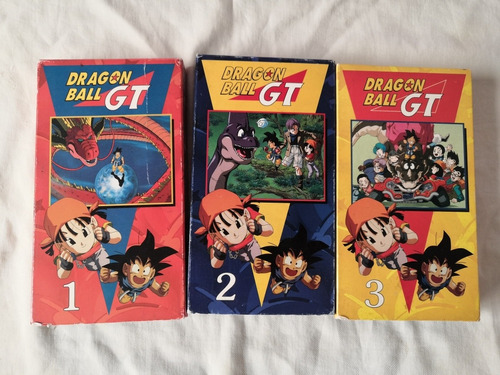 Películas Vhs - Dragon Ball Gt 1 - 3 (original) 