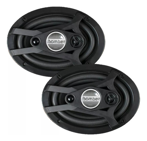 Parlantes Bomber 6x9 Subwoofer 200w Rms 4 Vías Cuatriaxial