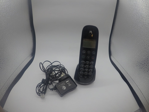Teléfono De Linea Inalámbrico Motorola Color Negro