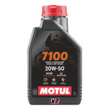 Aceite Motul 7100 20w50 4t 1l Sintético 100% 