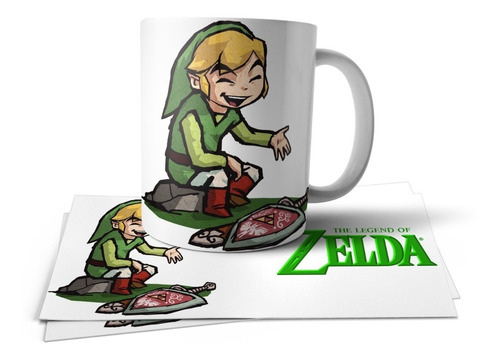 Legend Of Zelda Leyenda Link Taza Polimero T P E #1