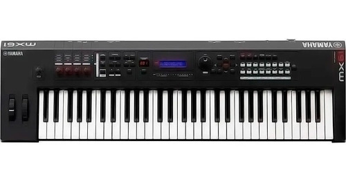 Teclado Musical Yamaha Mx61 V2 Preto 61 Teclas Sintetizador