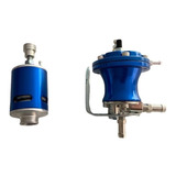 Dosador De Combustível Hp + Válvula De Prioridade (azul)