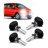 Kit Ultra Led Fox 2006 2007 2008 2009 Farol E Milha 6000k