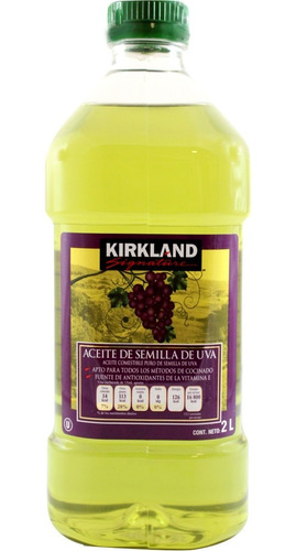 Aceite De Semilla De Uva Kirkland Signature De 2 Litros