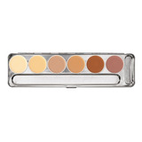 Paleta Dermacolor 6 Cores Kryolan Modelo Bp3