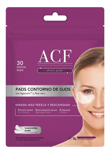 Pads Contorno De Ojos Con Agascalm Y Aloe Vera Acf