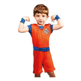 Traje Dragon Ball Fantasia Cosplay Super Goku Infantil Anime