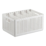 Caja De Almacenamiento Plegable Para Pantalones Closet, Blan