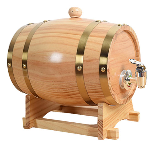 Barril De Vino Cubo De Vino Con Espita, Barril 1l Madera