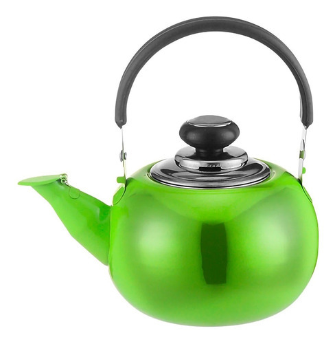 Tetera De Té 800ml Con Infusor Doral Acero Inoxidable Color Verde