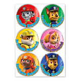 Distintivos Stickers Paw Patrol Artículo Fiesta - Paw0h1