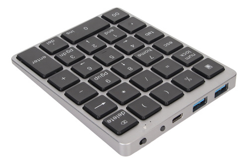 Teclado Numérico Mini Usb Recargable Con Cable De 28 Teclas,