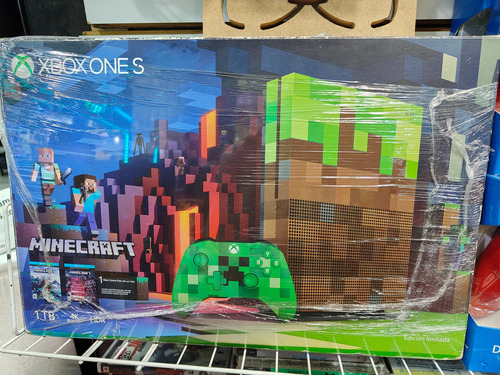 Microsoft Xbox One S 1tb Minecraft Limited Edition