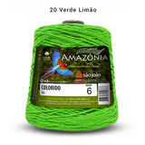 Barbante Amazonia 6 614m 20 Verde Limao