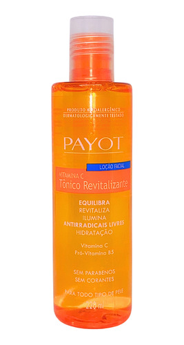 Tônico Revitalizante Vitamina C - Loção Facial 220ml Payot