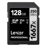 Lexar Cartão De Memoria Sd 128gb Professional 1667x V60