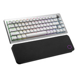 Teclado Mecánico Inalámbrico Cooler Master/plata Blanco