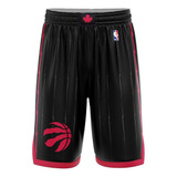 Short Basquet Kapho Toronto Raptors Black Edition Adultos