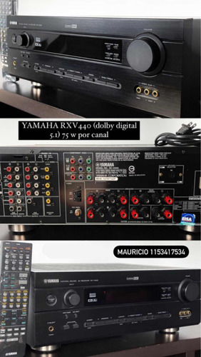 Sinto Amplificador Yamaha Rx V 440 Impecable 100%
