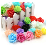 Flores Artificiales Cabezas De 3cm Flores Goma Eva Pack X100