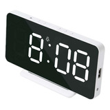 Despertador Digital Moderno Snooze Alarmas Duales Recargable