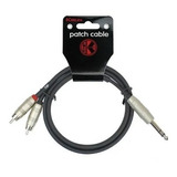 Cable Audio Kirlin Y-344pr 10ft 1 Plug 6.5 St A 2 Rca 3 Mts