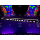 Barra Led Steelpro 18 Leds X 5 W Ultravioleta Neon  