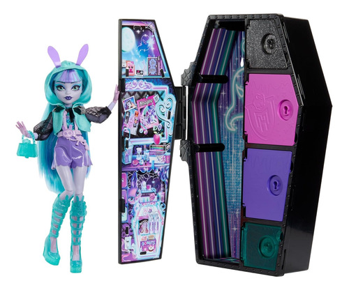 Muñeca Monster High Skulltimate Secrets Neon Frights - Twyla