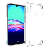 Funda Transparente Antishock Tpu Para Motorola Moto E6s