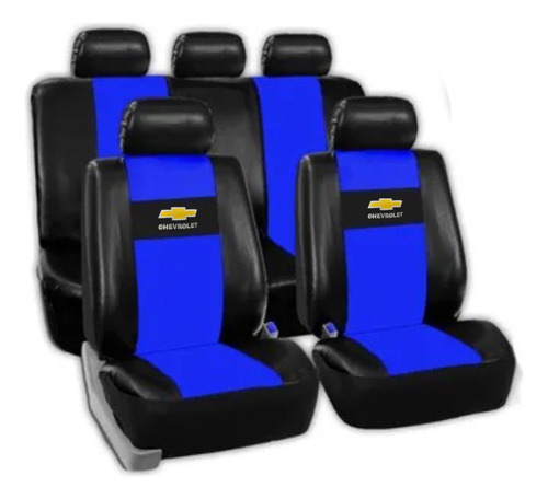 Funda Cubre Asiento Azul Para Prisma Corsa Onix Y Aveo 