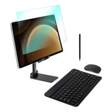 Teclado Abnt2 Mouse Suporte Película Para Galaxy Tab S9 Fe