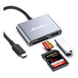 Hicober Usb C A Sd, Lector De Tarjetas De Memoria Micro Sd,